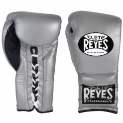 SENIOR GLOVES CLETO REYES-SILVER LACE SPARRING GLOVES