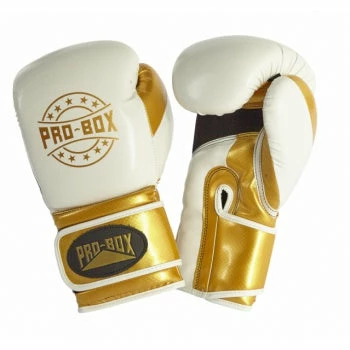 Champs Bxing Ltd JUNIOR GLOVES 4oz-8oz PROBOX-JUNIOR CHAMP SPAR' WHITE/GOLD GLOVES 1 Champs Bxing Ltd JUNIOR GLOVES 4oz-8oz PROBOX-JUNIOR CHAMP SPAR' WHITE/GOLD GLOVES