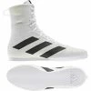 ADIDAS- BOX HOG 3 BOXING BOOTS White