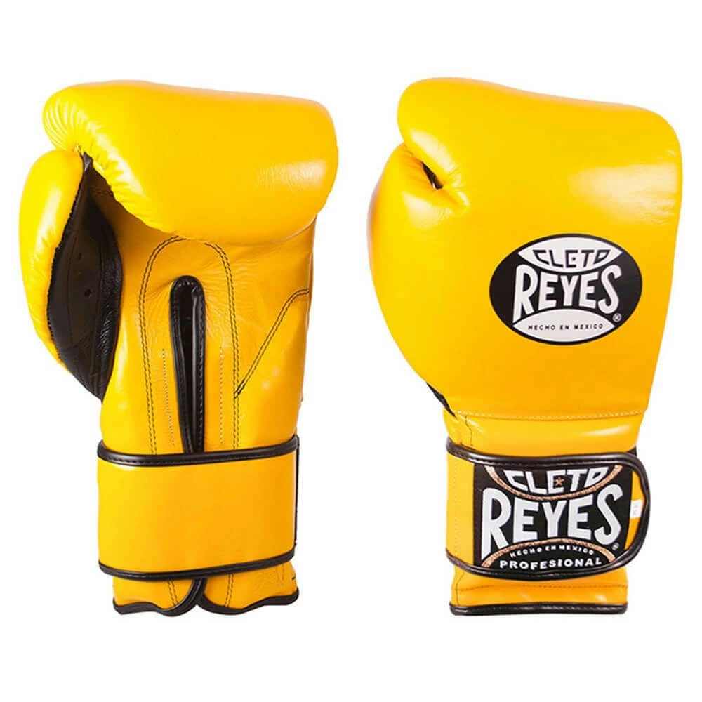 CLETO REYES BOXING SPAR GLOVES YELLOW 1 CLETO REYES BOXING SPAR GLOVES YELLOW