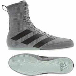 ADIADS ADIDAS- BOX HOG 3 BOXING BOOTS Grey