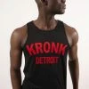 Champs Bxing Ltd CLOTHING KRONK Detroit Applique Training Gym Vest Black