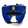 Champs Bxing RINGSIDE -Pro Fitness Blue/silver Head Guard Synthetic Leather
