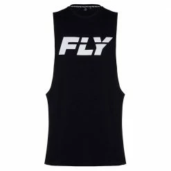 FLY-BIG LOGO TANK BLACK CLOTHING