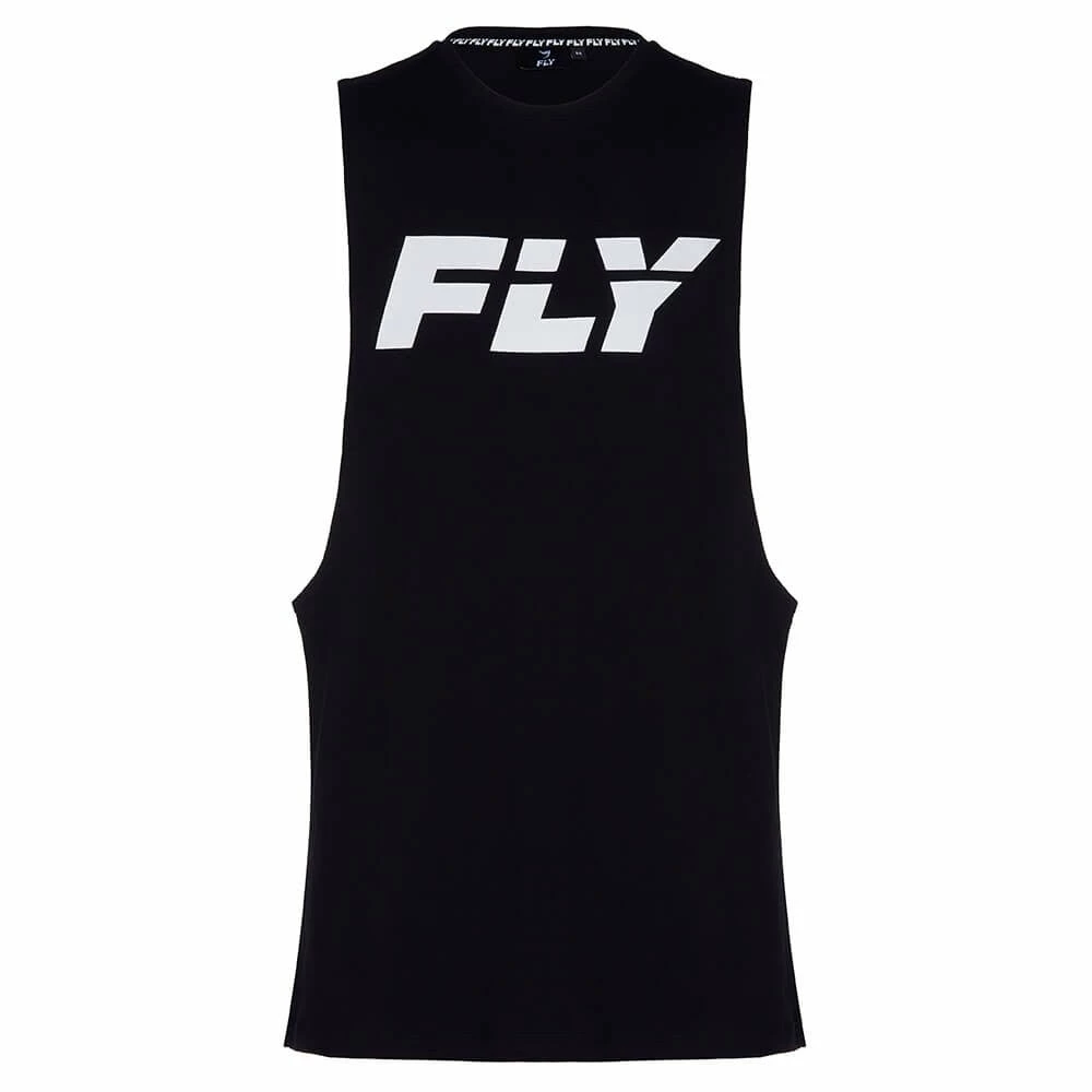 FLY-BIG LOGO TANK BLACK CLOTHING 1 FLY-BIG LOGO TANK BLACK CLOTHING