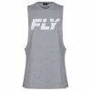 FLY-BIG LOGO TANK GREY CLOTHING
