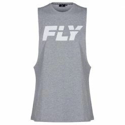 FLY-BIG LOGO TANK GREY CLOTHING