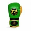 Champs Bxing RINGSIDE - Pro Fitness GREEN/GOLD Gloves Synthetic Leather