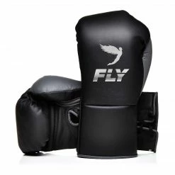 SENIOR GLOVES FLY-HALCYON PROFESSIONAL FIGHT GLOVES BLACK/GREY