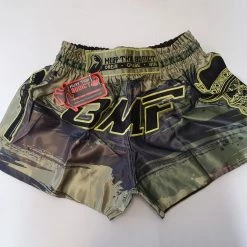 Muay Thai Addict-BMF Olive Showdown Muay Thai Shorts