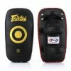 Fairtex Black Light Weight Thai Kick Pads FOCUS MITTS & PADDLES