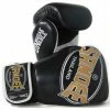 Champs Bxing Ltd SANDEE-JUNIOR Cool-Tec Velcro Black, Gold & White Synthetic Leather Boxing Glove JUNIOR GLOVES 4oz-8oz