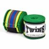 WRAPS & GEL PADS Twins 5m Green Premium Cotton Handwraps