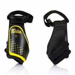 FOCUS MITTS & PADDLES Fairtex Black-Yellow Lightweight Thigh Pads
