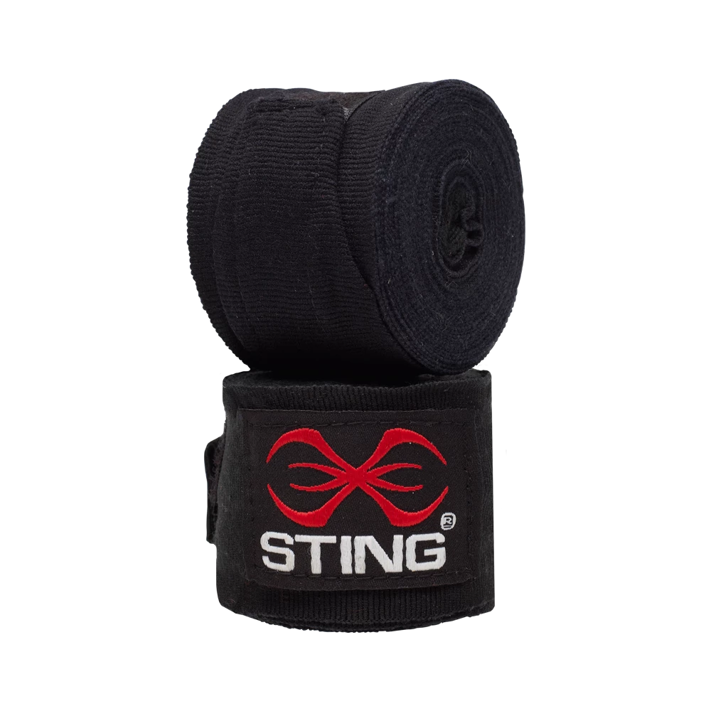 STING-BLACK ELASTICISED HAND WRAP WRAPS & GEL PADS 1 STING-BLACK ELASTICISED HAND WRAP WRAPS & GEL PADS