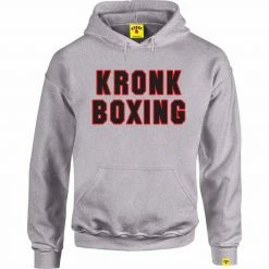 Kronk Boxing Hoodie Sport Grey Red Navy CLOTHING