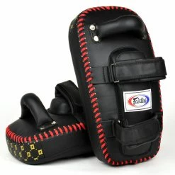 Fairtex Black Light Weight Thai Kick Pads FOCUS MITTS & PADDLES