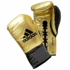 ADIADS ADIDAS ADISTAR 3.0 BBBC APPROVED PRO BOXING GLOVES/GOLD