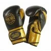 Champs Bxing Ltd PROBOX-JUNIOR CHAMP SPAR' BLACK/GOLD GLOVES JUNIOR GLOVES 4oz-8oz