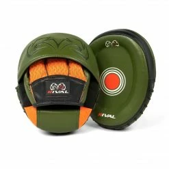 Rival-khaki Green Boxing Impulse Punching Mitt MMA Focus Pad Coaching Target Pads Strike Pad PADS & PADDLES