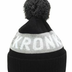 KRONK Detroit Snowflake Bobble Hat Black