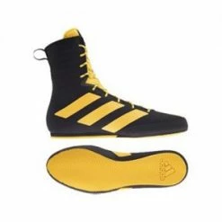 Adidas Box Hog 3 Boxing Boots – Black/Gold