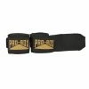 PROBOX-BLACK/GOLD AIBA SPEC STRETCH HAND WRAPS WRAPS & GEL PADS