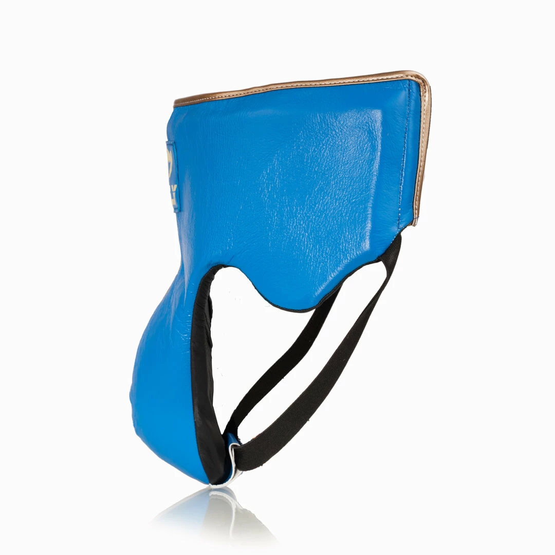 FLY-WRAITH X BLUE/GOLD HEAD & GROIN GUARDS 2 FLY-WRAITH X BLUE/GOLD HEAD & GROIN GUARDS