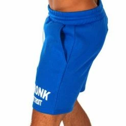CLOTHING KRONK DETROIT APPLIQUE SHORTS ROYAL BLUE