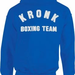 KRONK Boxing Team Towelling Applique Hoodie Regular Fit Royal Blue CLOTHING 5 KRONK Boxing Team Towelling Applique Hoodie Regular Fit Royal Blue CLOTHING