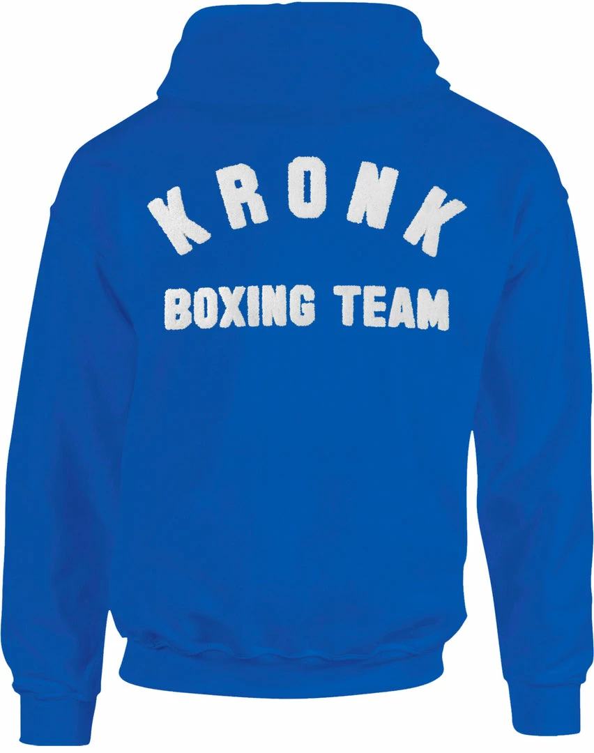 KRONK Boxing Team Towelling Applique Hoodie Regular Fit Royal Blue CLOTHING 3 KRONK Boxing Team Towelling Applique Hoodie Regular Fit Royal Blue CLOTHING