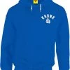 KRONK Boxing Team Towelling Applique Hoodie Regular Fit Royal Blue CLOTHING