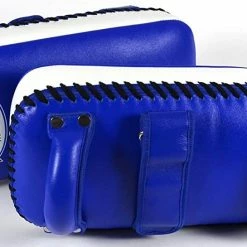 Champs Bxing Ltd SANDEE-Extra Thick Blue & White Flat Thai Kick Pads