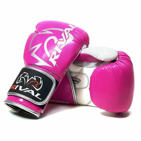 RIVAL-JUNIOR RB7 PINK/WHITE FITNESS PLUS BAG GLOVES 1 RIVAL-JUNIOR RB7 PINK/WHITE FITNESS PLUS BAG GLOVES