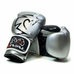 RIVAL-JUNIOR RB7 SILVER/BLACK FITNESS PLUS BAG GLOVES SENIOR GLOVES
