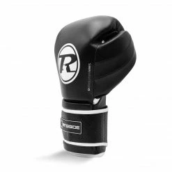 Champs Bxing SENIOR GLOVES RINGSIDE-New Revolution G2 Super Pro Spar Glove Strap Black / White
