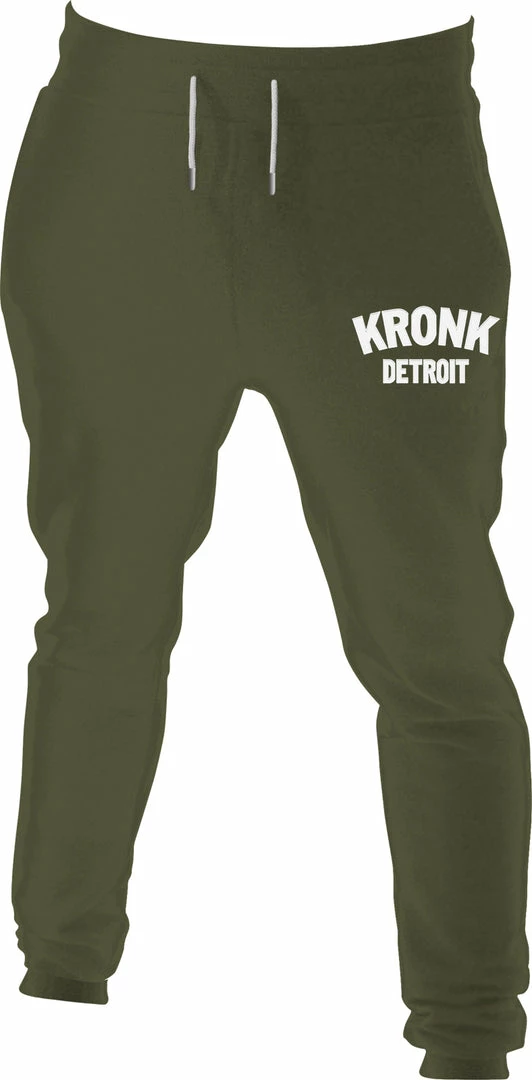 CLOTHING KRONK DETROIT APPLIQUE SHORTS MILITARY GREEN 1 CLOTHING KRONK DETROIT APPLIQUE SHORTS MILITARY GREEN