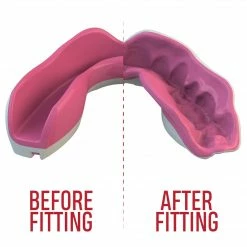 SAFEJAWZ® EXTRO SERIES SELF-FIT 'PINK FANGZ' MOUTHGUARD