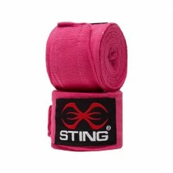 STING-PINK ELASTICISED HAND WRAP WRAPS & GEL PADS