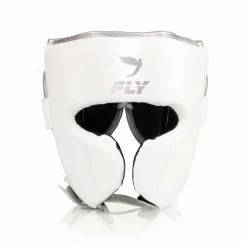 HEAD & GROIN GUARDS FLY-KNIGHT X WHITE/SILVER