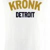 Champs Bxing Ltd KRONK-Two Colour Detroit Sleeveless T Shirt White