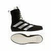 Adidas Box Hog 3 Boxing Boots – Black/Silver/White