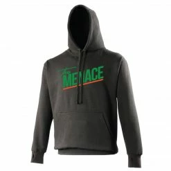 Dennis McCann CLOTHING Black 'MENACE' Hoodie