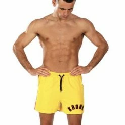 KRONK WAR SHORTS YELLOW CLOTHING