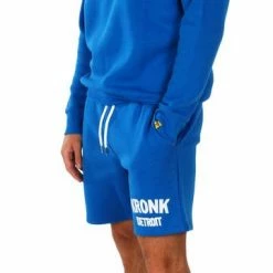 CLOTHING KRONK DETROIT APPLIQUE SHORTS ROYAL BLUE