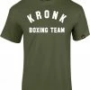 KRONK Boxing Team Regular Fit T Shirt Military Green