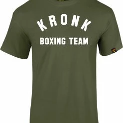 KRONK Boxing Team Regular Fit T Shirt Military Green