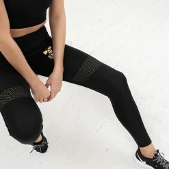 Di Nardo Women’s Black Gym Leggings CLOTHING