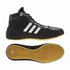 ADIDAS-JUNIOR BLACK HVC K BOXING BOOTS