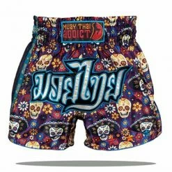 Muay Thai Addict-Dia De La Muerte Muay Thai Shorts